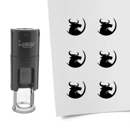 Stempel Stier Ø10mm rund