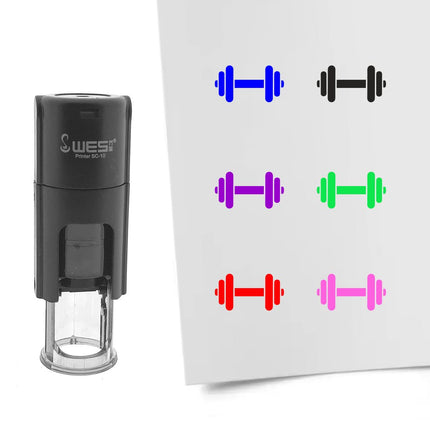 Stempel Hantel Ø10mm rund