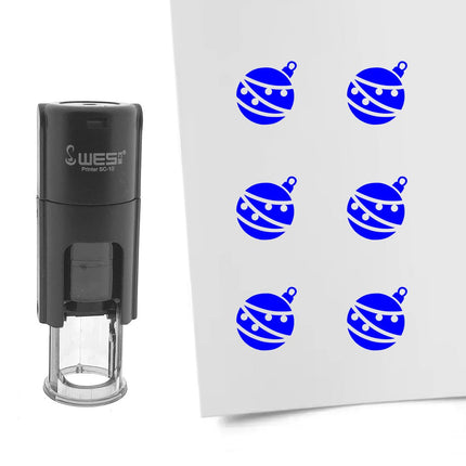Stempel Weihnachtskugel Ø10mm rund