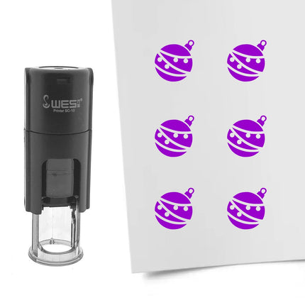 Stempel Weihnachtskugel Ø10mm rund