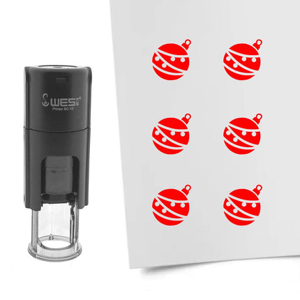 Stempel Weihnachtskugel Ø10mm rund