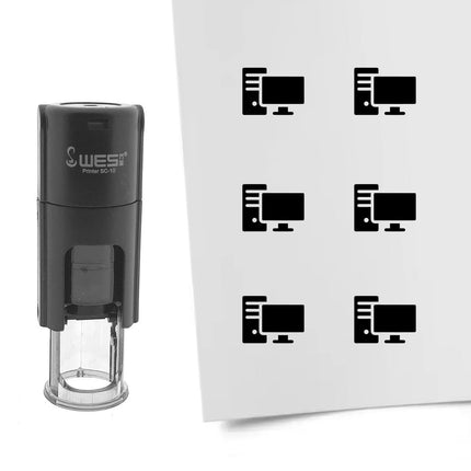 Stempel Computer Ø10mm rund