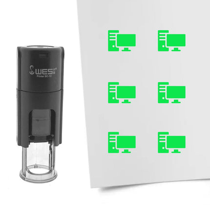 Stempel Computer Ø10mm rund