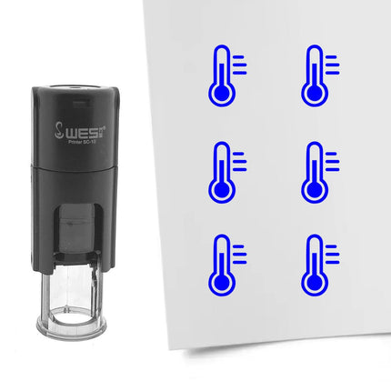 Stempel Thermometer Ø10mm rund