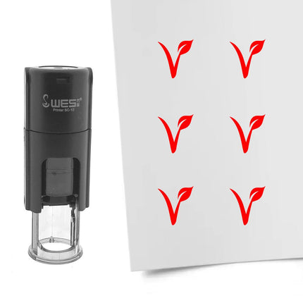 Stempel Vegan Ø10mm rund