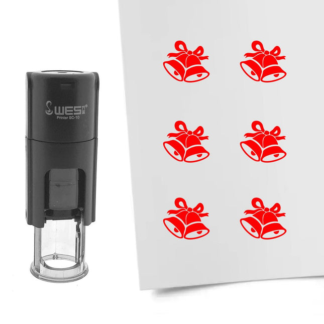 Stempel Weihnachtsglocken Ø10mm rund