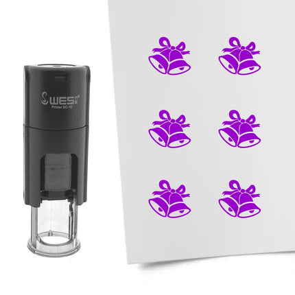 Stempel Weihnachtsglocken Ø10mm rund
