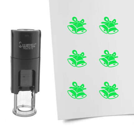 Stempel Weihnachtsglocken Ø10mm rund