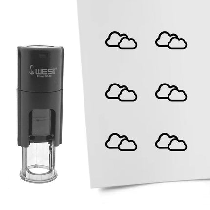 Stempel Wolken Ø10mm rund