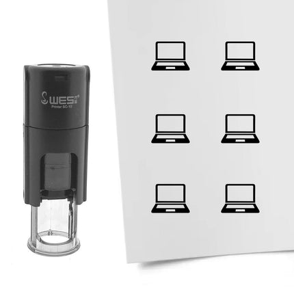 Stempel Laptop Ø10mm rund