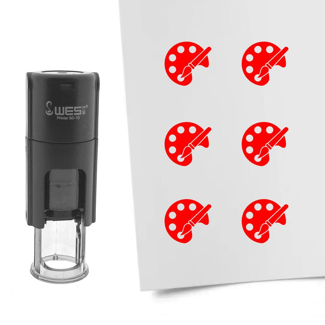 Stempel Malerpalette Ø10mm rund