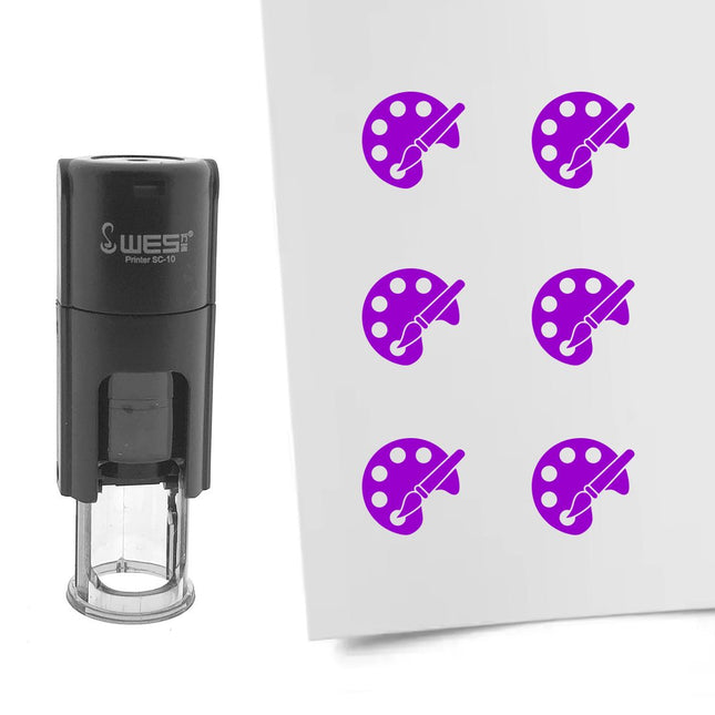 Stempel Malerpalette Ø10mm rund