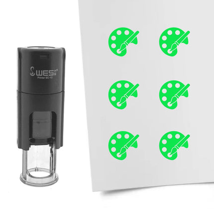 Stempel Malerpalette Ø10mm rund
