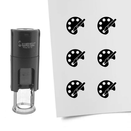 Stempel Malerpalette Ø10mm rund