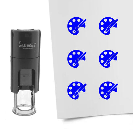 Stempel Malerpalette Ø10mm rund