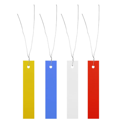 Hängeetikett mit Draht 18x100mm - 250 Stück