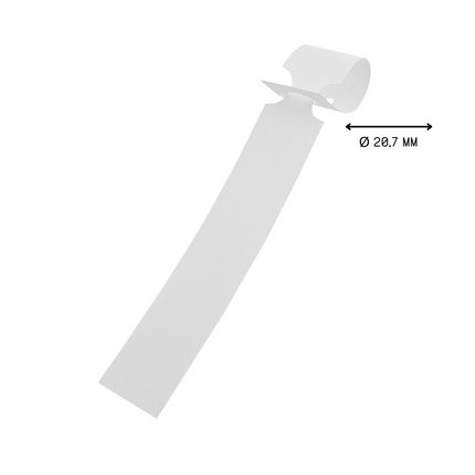 Schlaufenetiketten Laserdrucker 125µ, 210x25 mm - 198 Stück
