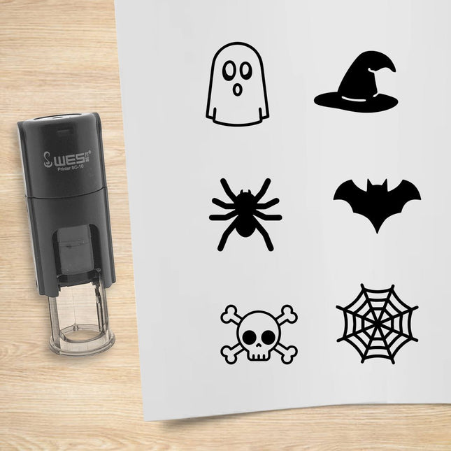 Stempelset Halloween Ø10mm rund