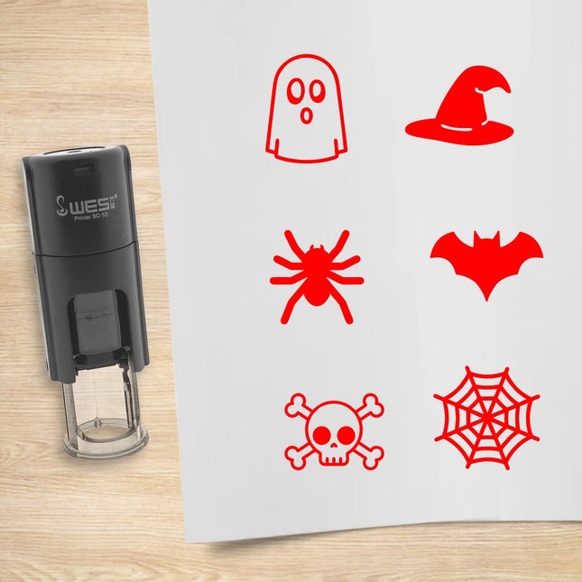 Stempelset Halloween Ø10mm rund