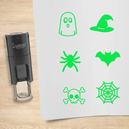 Stempelset Halloween Ø10mm rund