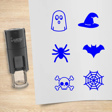 Stempelset Halloween Ø10mm rund