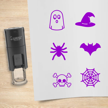 Stempelset Halloween Ø10mm rund