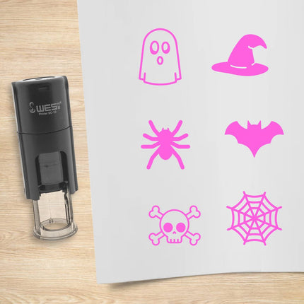 Stempelset Halloween Ø10mm rund