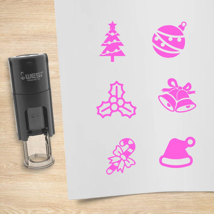 Stempelset Weihnachten Ø10mm rund