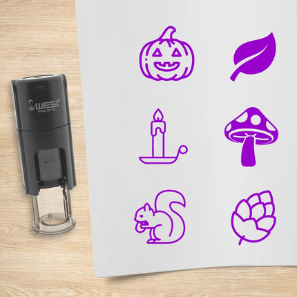 Stempelset Herbst Ø10mm rund