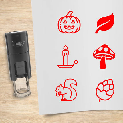 Stempelset Herbst Ø10mm rund