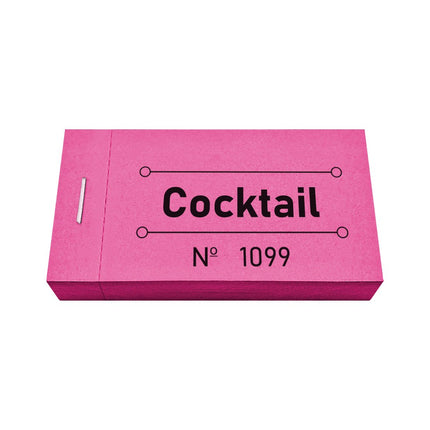 Wertmarken Block 'Cocktail' - 50 Abrisse