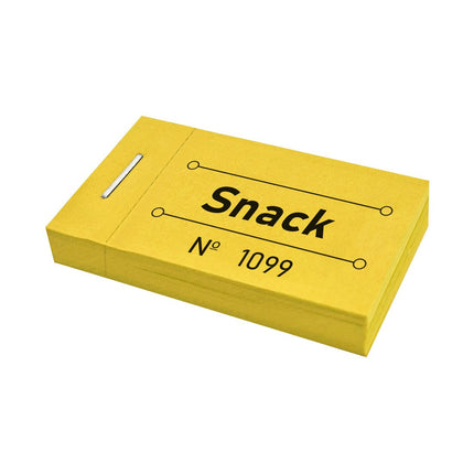 Wertmarken Block 'Snack' - 50 Abrisse