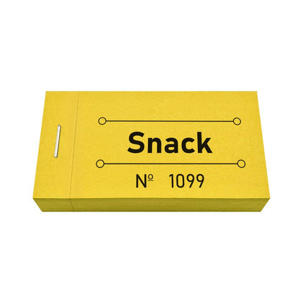 Wertmarken Block 'Snack' - 50 Abrisse