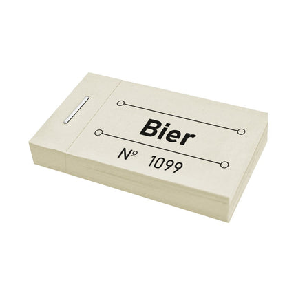 Wertmarken Block 'Bier' - 50 Abrisse