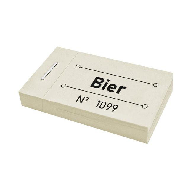 Wertmarken Block 'Bier' - 50 Abrisse