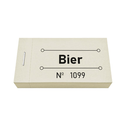 Wertmarken Block 'Bier' - 50 Abrisse