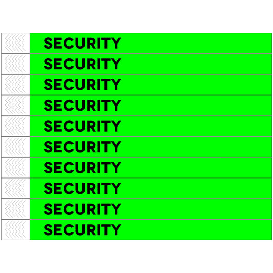 TYREX Einlassbänder 'Security' - pro 100 Stück