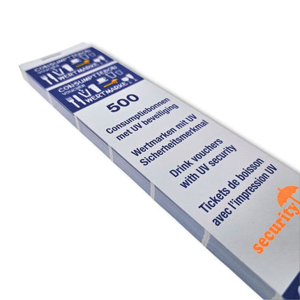 Wertmarken Block, UV-Merkmal - 1000 Abrisse pro Satz