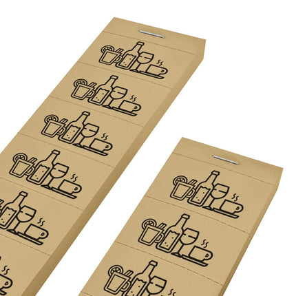 Wertmarken Block, Getränke - 1000 Abrisse pro Satz