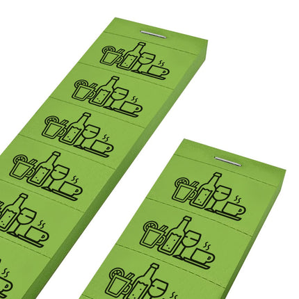 Wertmarken Block, Getränke - 1000 Abrisse pro Satz