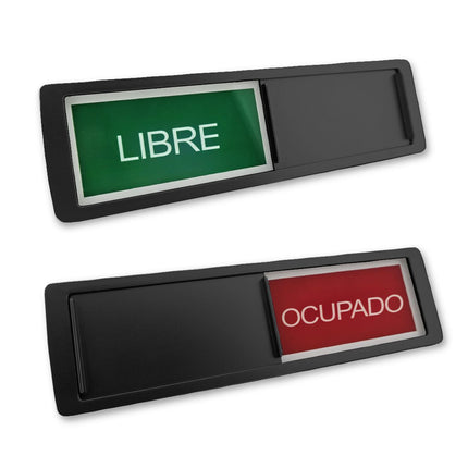 Schiebeschild 'Libre-Ocupado' - 178x50mm