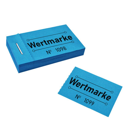 Wertmarken Block 'Wertmarke' - 50 Abrisse