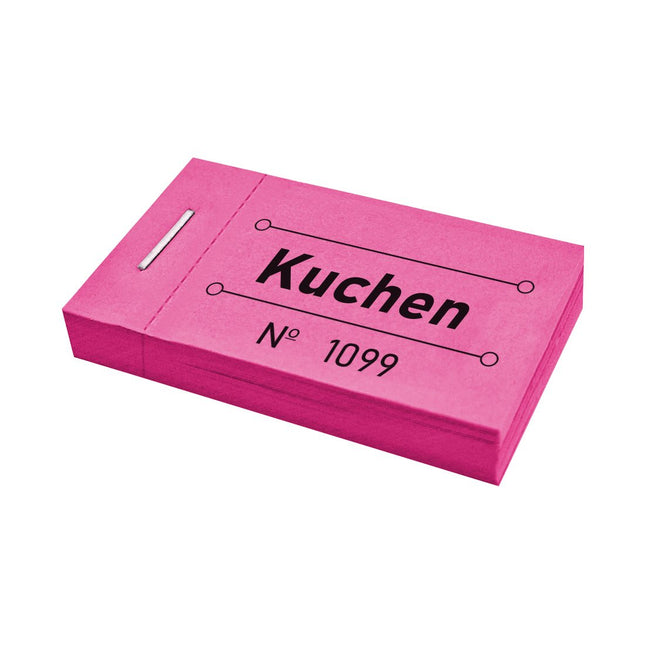 Wertmarken Block 'Kuchen' - 50 Abrisse