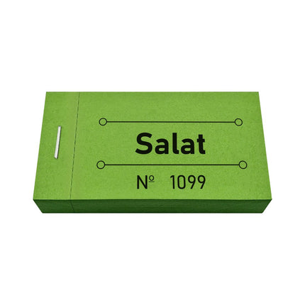 Wertmarken Block 'Salat' - 50 Abrisse