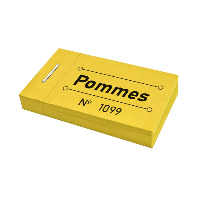 Wertmarken Block 'Pommes' - 50 Abrisse