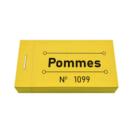 Wertmarken Block 'Pommes' - 50 Abrisse