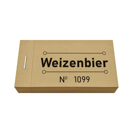 Wertmarken Block 'Weizenbier' - 50 Abrisse