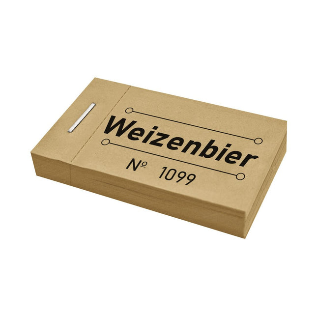 Wertmarken Block 'Weizenbier' - 50 Abrisse