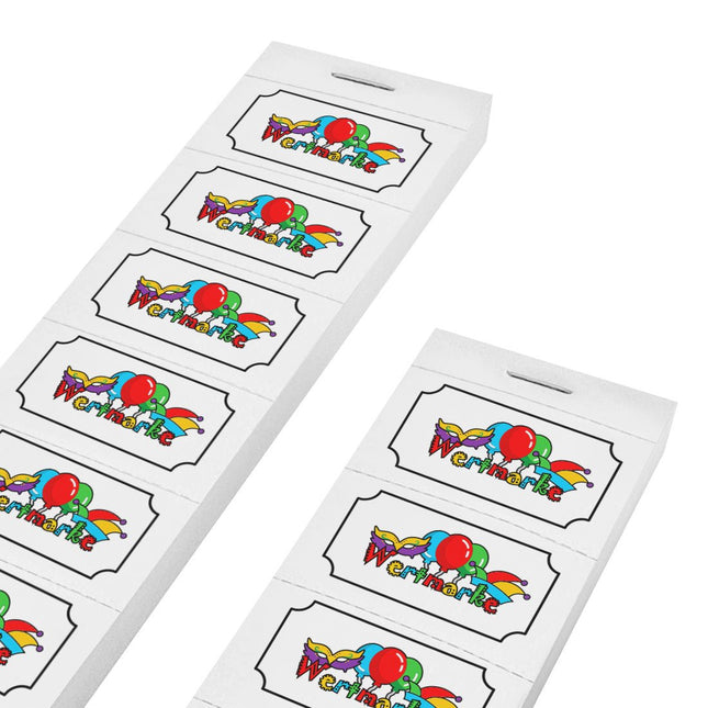 Wertmarken Block 'Karneval' - 1000 Abrisse pro Satz