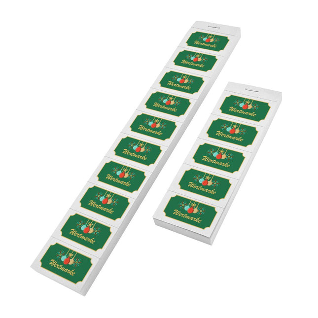 Wertmarken Block 'Festlich' - 1000 Abrisse pro Satz